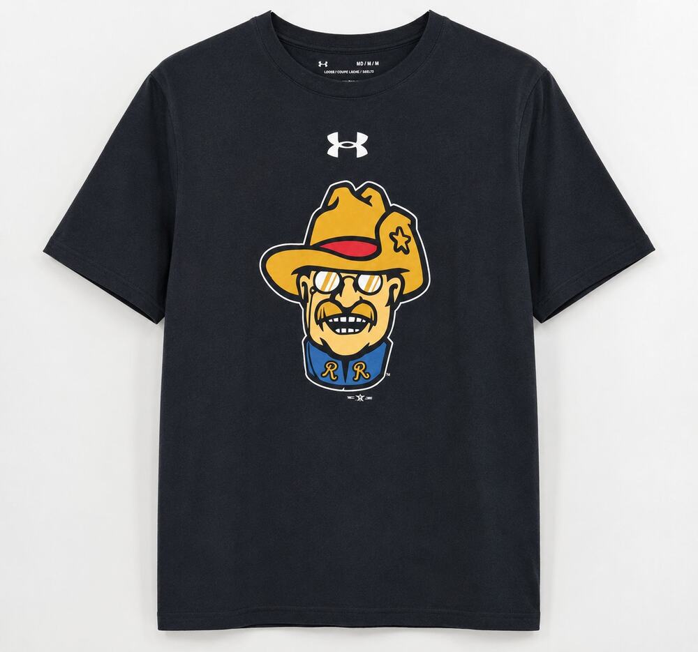 Under Armour Frisco RoughRiders MiLB Graphic Tee Black Medium